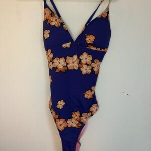 Scotch & Soda Maison Floral Reversible One Piece Bathing Suit